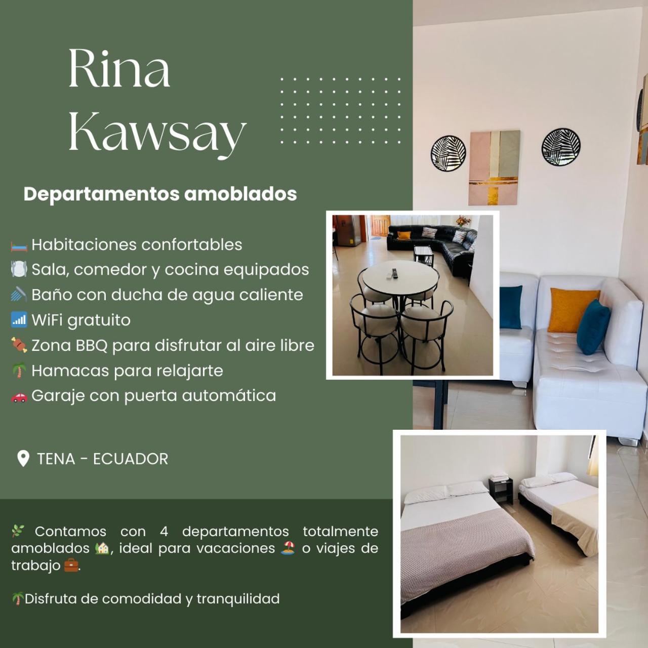 Rinakawsay - Viveviajando Apartamento Amoblado En Tena Esterno foto